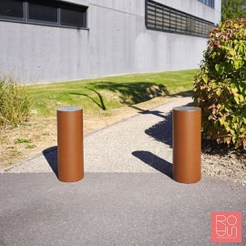 Pilona baixa urbana Província d'acer i capçal Inox